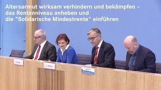 Altersarmut bekämpfen Lebensstandard sichern Solidarische Mindestrente einführen [upl. by Ettenil]