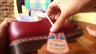 Dr Martens 1461 vintage oxblood Unboxing [upl. by Leseil330]