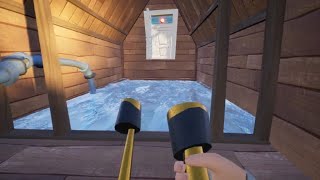 A Medium Level Of Hardness Act  Hello Neighbor Act 2 VOD Gameplay [upl. by Kaylil]