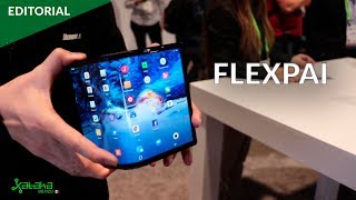 FLEXPAI así es el PRIMER SMARTPHONE que se CONVIERTE en TABLET con un doblez [upl. by Shelah620]