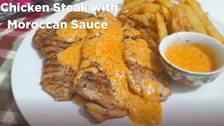 Delicious Moroccan Chicken Steak Recipe for Dinner in 30 minutes fatimacuisine2020 [upl. by Iruy]