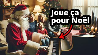 Tuto de la chanson Petit papa Noël au piano partition gratuite [upl. by Ojok]