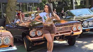 SACRAMENTO CALIFORNIA LOWRIDER HOLIDAY CAR SHOW AND CRUISE SUNDAY JUN 23 2024 [upl. by Teri]