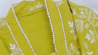 v neck design for sewing lovers 55 😍shortvideo how to make v neck design [upl. by Kisung]