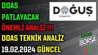 DOAS PATLAYACAK  ÖNEMLİ ANALİZ  DOAS HİSSE TEKNİK ANALİZ İNCELEME borsa hisse [upl. by Wash877]