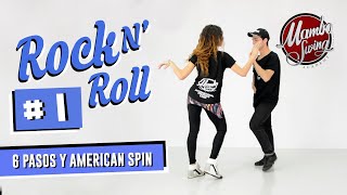 APRENDE A BAILAR ROCK AND ROLL Básico 1  Curso para principiantes [upl. by Ruy]