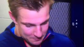 Gronk Can Barely Contain Himself When Reporter Says 69 Twice In One Interview [upl. by Shawn183]