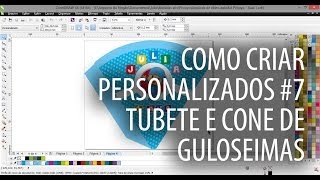 Como criar personalizados 7  Tubete e cone de guloseimas [upl. by Lilahk840]