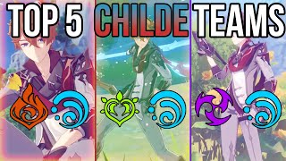 The Top 5 Best ChildeTartaglia Team Comps in Genshin Impact 32 [upl. by Aehsal]