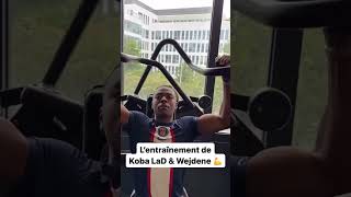 Koba amp Wejdene à la salle de sport 💪 kobalad wejdene [upl. by Dlareg]