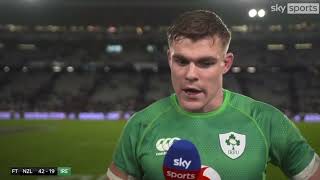 Ireland Captain Garry Ringrose interview after loosing to the All Blacks [upl. by Leta]