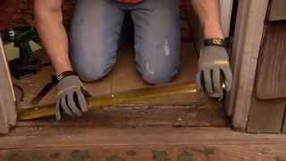 How to Install a Standard Door Threshold [upl. by Donell534]