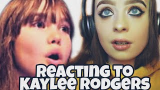 Reacting to Kaylee Rodgers Hallelujah [upl. by Nospmas]