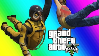 GTA 5 Online Funny Moments  Resurrection and The Michael Jordan Dive [upl. by Lief]