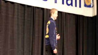 National FFA Creed Finalist for 2010 Tyler Schnaithman [upl. by Ilan]