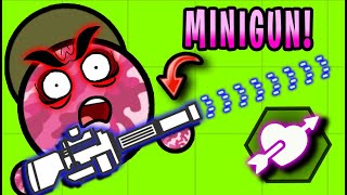 Survivio MINIGUN  Is This The Best New Weapon Survivio Valentines Update [upl. by Avery]