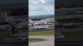 Qater A380 Takes off From Heathrew airport heathrowairport shortfeed viralvideo [upl. by Mcmaster]