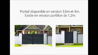 OOGarden  Montage du portail ajustable double battant en aluminium EASYSIZE [upl. by Lisab]