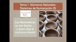 Tema 1 Números Naturales Sistemas de Numeración 5 [upl. by Jillane]