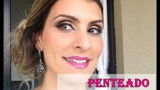 COMO FAZER UM LINDO PENTEADO CLÁSSICO IDEAL PARA CASAMENTOS [upl. by Griseldis]