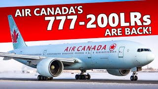 Air Canadas 777200LRs Are BACK [upl. by Therron363]