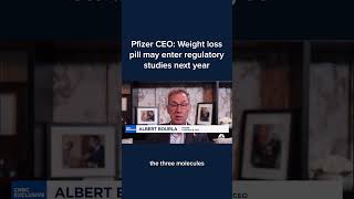 Pfizer CEO Weight loss pill may enter regulatory studies next year [upl. by Tlaw]