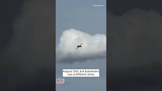 Pilots Eject Before Plane Crashes During Michigan Air Show shorts [upl. by Glarum914]