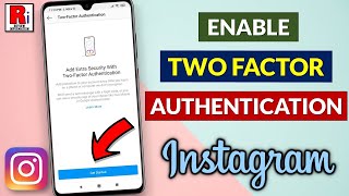 How to Turn on Two Factor Authentication Instagram 2024 [upl. by Nrubliw753]