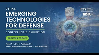 2024 Emerging Technologies For Defense Conference Promo [upl. by Kcirdahc]