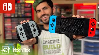 Epic LEGO Nintendo Switch Build with SLIDING JoyCons and Swappable Games  MOC  Tutorial [upl. by Hterrag]