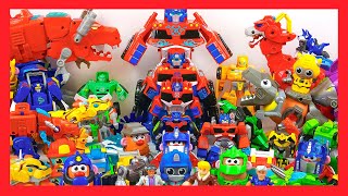 TODOS los TRANSFORMERS RESCUE BOTS Academy Mega Collection Transformers Optimus Prime amp Bumblebee [upl. by Ennairol744]