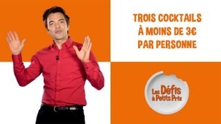 3 recettes de cocktails à moins de 3€ par personne [upl. by Odirfliw565]