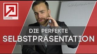 Vorstellungsgespräch  die perfekte Selbstpräsentation mit Beispiel [upl. by Wichman]