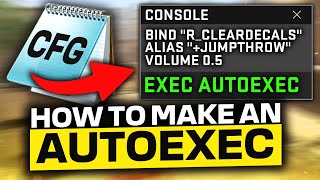 How to Create a Autoexeccfg for CS2  Simple Guide 2024 [upl. by Ahsal157]