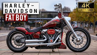 Thunderbike Jay Jays Classic  customized HarleyDavidson Fat Boy 4k [upl. by Seligmann937]