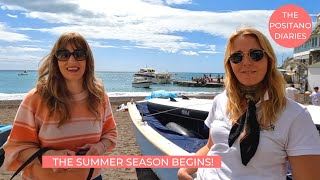 FIRST DAY OF THE POSITANO SUMMER SEASON  Raw Vlog EP 176 [upl. by Anyad103]