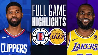 CLIPPERS at LAKERS  FULL GAME HIGHLIGHTS  January 7 2024 [upl. by Hebbe]