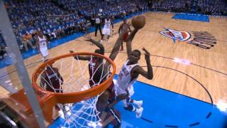 Durants BIG game 1 slam on Bosh [upl. by Erine]