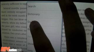 Aldiko eBook Reader Android App Review  RK2808 Android Tablet [upl. by Nnayllek889]