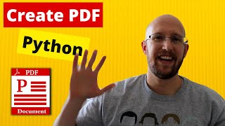 Create PDF with Python  Part 1 [upl. by Solim]