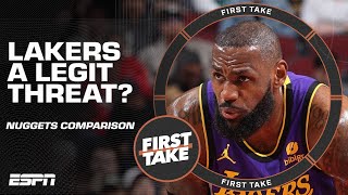 Stephen A Shannon Sharpe amp Michael Wilbon DEBATE 🍿 Are the Lakers a legit threat 👀  First Take [upl. by Di]