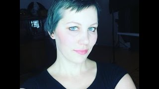 Haare blau färben mit Pflanzenhaarfarbe PHF [upl. by Meikah943]