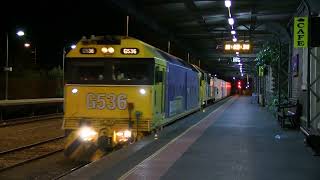 Australian Trains  Pacific National on the North East line [upl. by Willabella]