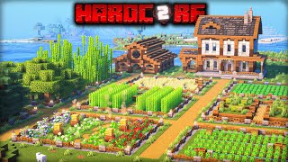 I Built 10 REALISTIC Farms in Hardcore Minecraft [upl. by Ytsur]