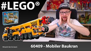 Massiv ESKALIERT Sie machen mich komplett fertig  LEGO® 60409 Mobiler Baukran lego sets lego [upl. by Haleemak]