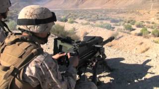 MK19 40mm Grenade Launcher Machine Gun in Action Shooting  Automatic Belt Fed fired by US Troops [upl. by Oys]