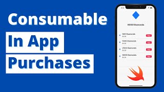 In App Purchases Tutorial Consumable  Swift 5 Xcode 12 2020 iOS Development [upl. by Far]