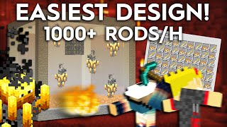 Minecraft Blaze Farm  1000 Rods Per Hour  120 [upl. by Sussi374]