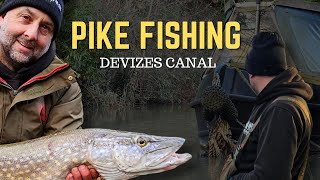 DEVIZES CANAL  IN SEARCH OF PIKE [upl. by Nauqe]