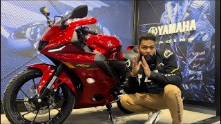 2024 Yamaha R15 V4 Red Colour New Model Price Changes New Features [upl. by Aharon]